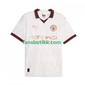 Fotballdrakt Manchester City Bortetrøye 2023-2024 Kortermet